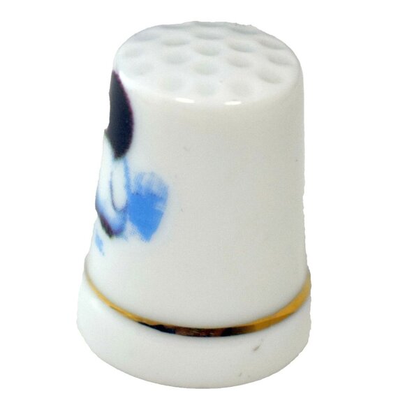 Morehead Inc Penguin Couple Souvenir Porcelain Thimble Collectible Home Decor - Picture 3 of 5
